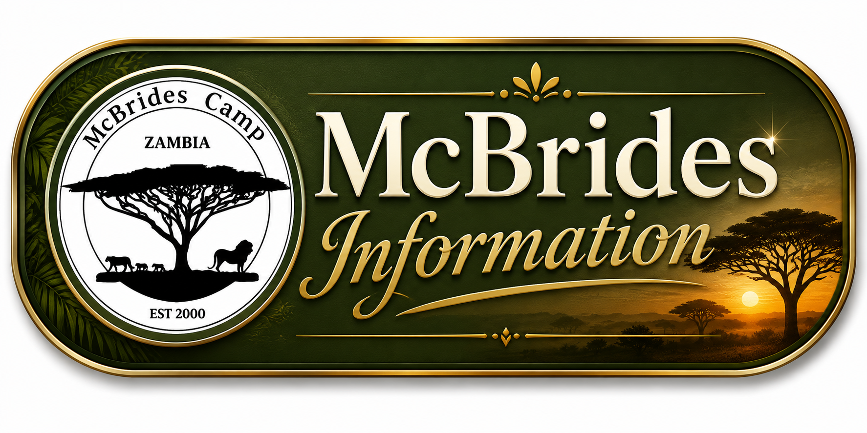 McBrides Information Kafue National Park Zambia